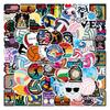 100 Cross-border Volleyball Graffiti Stickers for Phones, Skateboards & Luggage - Waterproof & Decorative