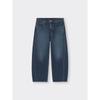 Gu By Uniqlo Barrel Leg Jeans  Standard Length 69.5 73.5 Cm 