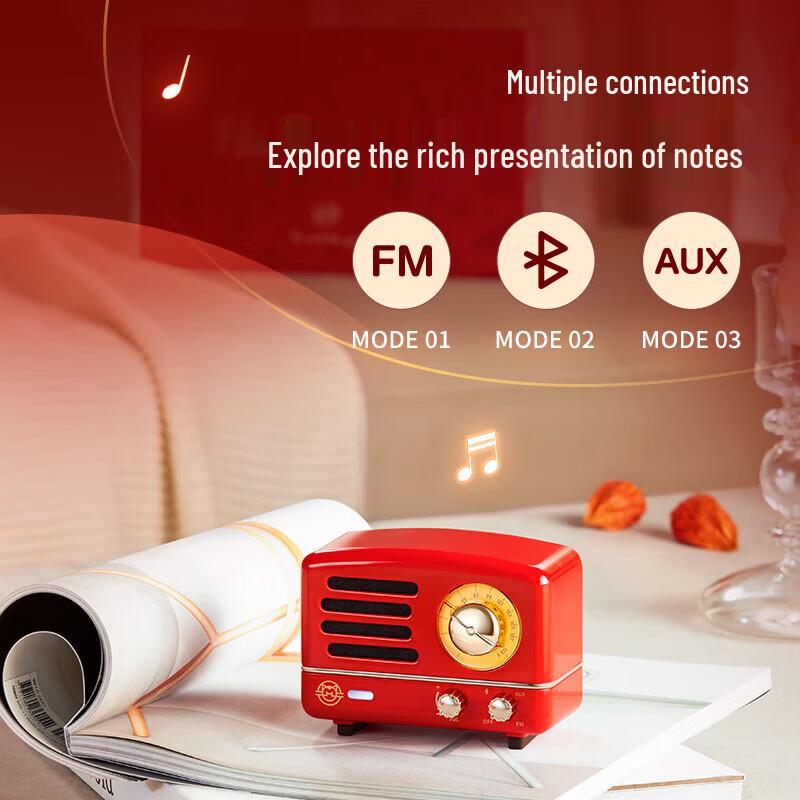 Elvis Radio MW-2A Bluetooth Speaker & Microphone Set CN plug (adapter included)