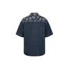 Evisu Patchwork Floral Short Sleeve Shirt Men shirts 2ESHTM2SS268OSDN