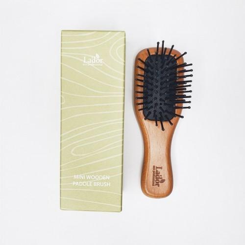 

La dor MINI WOODEN PADDLE BRUSH Деревянная щетка для волос 1шт