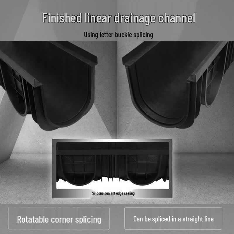 Resin Linear U-Shape Drainage Channel with Polymer Cover