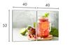 Szklana płyta ochronna na kuchenkę 2x40x52 Drink