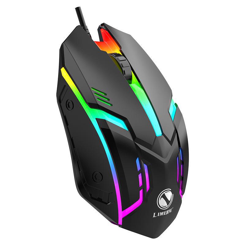 Limei S1 gewichtete kabelgebundene Gaming-Maus – ideal für CF- und LOL-Spiele