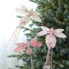 New Christmas Hummingbird Pendant Christmas Scene Arrangement Fabric Simulation Bird Christmas Tree Decoration Pendant