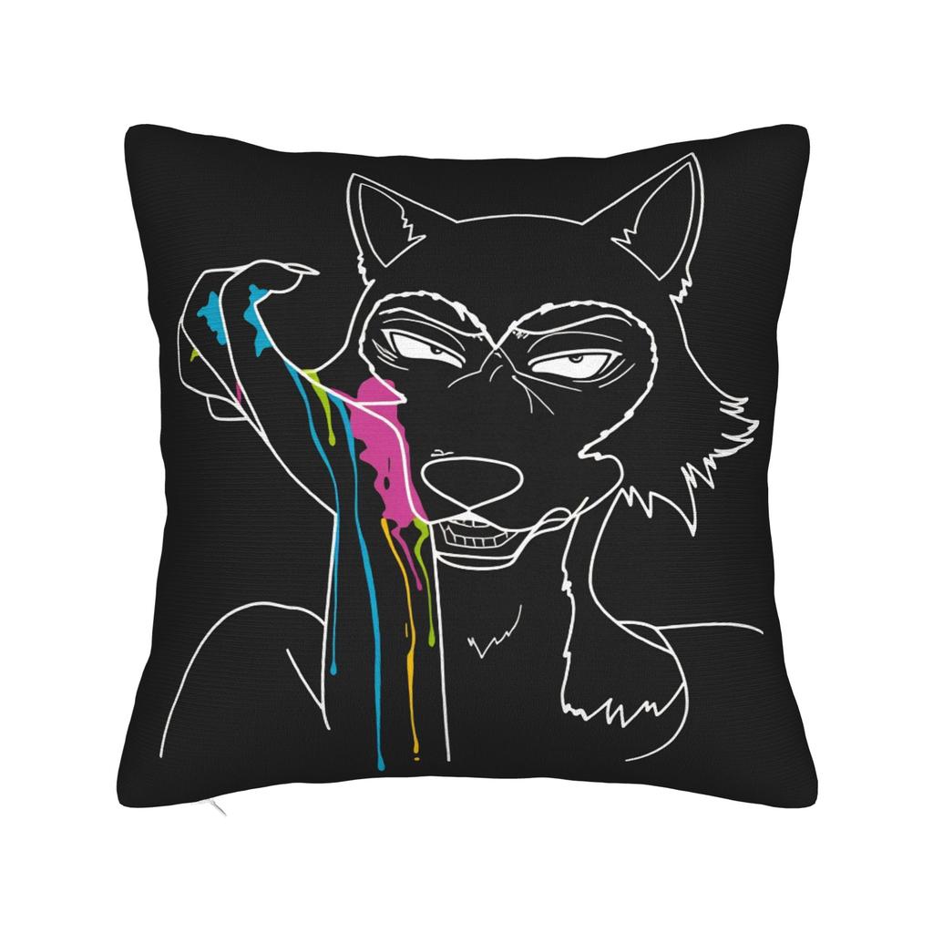 Animal Legoshi Set Wolf Pillow Case Soft Pillow Cover For Sofa Home Decoration Fashion Cushion Cover