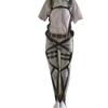 Attack On Titan Mikasa, Eren, Levi Survey Corps Full Body Leather Strap Cosplay Gear Available