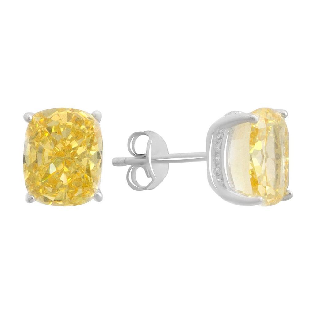 Серебряные серьги с фианитами (2186540)