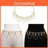 European Fashion Chain With Rhinestone Crystal Pendant And Tassel For Women And Men