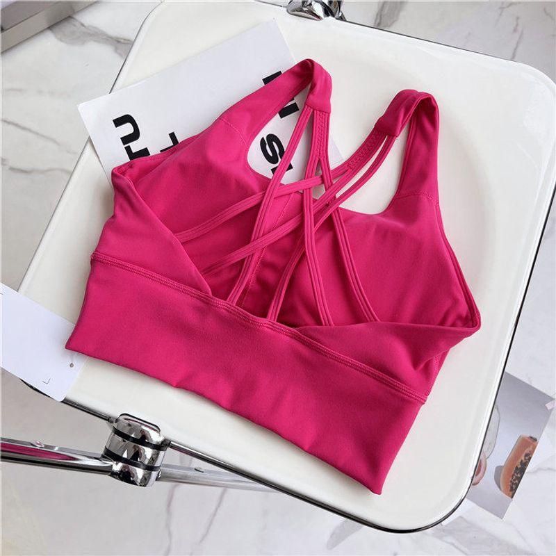 

Export Fashion Big Brand Flat Bra Yoga Vest Charming Red S