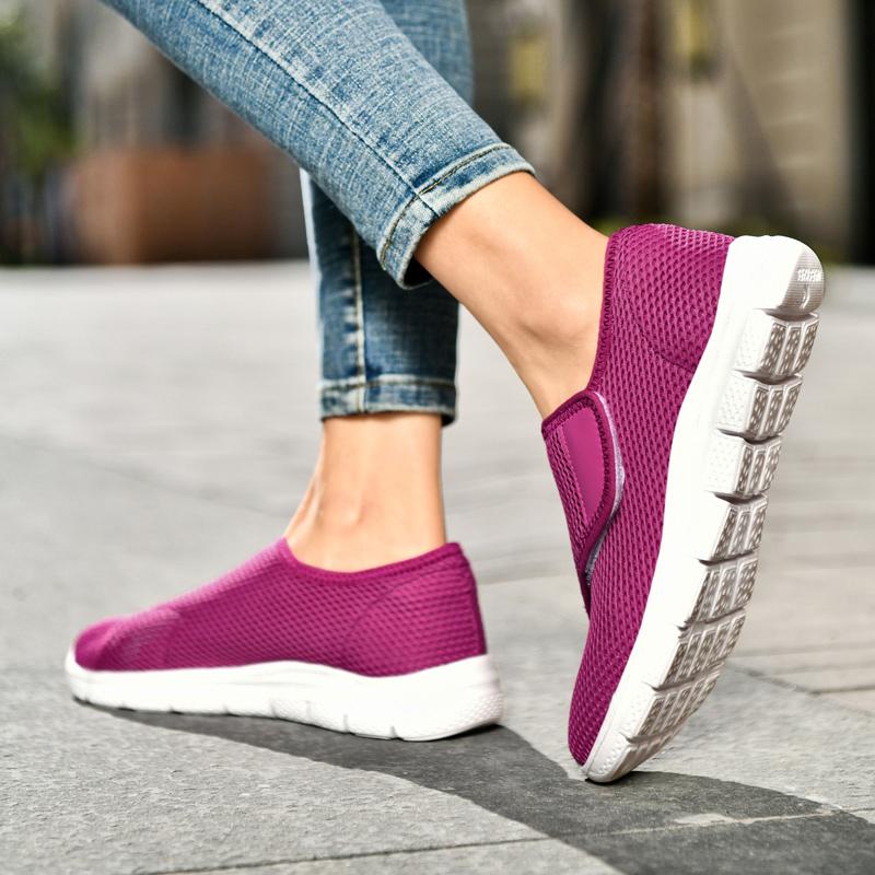 Dámské tenisky Ležérní venkovní Široké ortopedické boty Lehké tenisky Nadměrná velikost Sportovní obuv