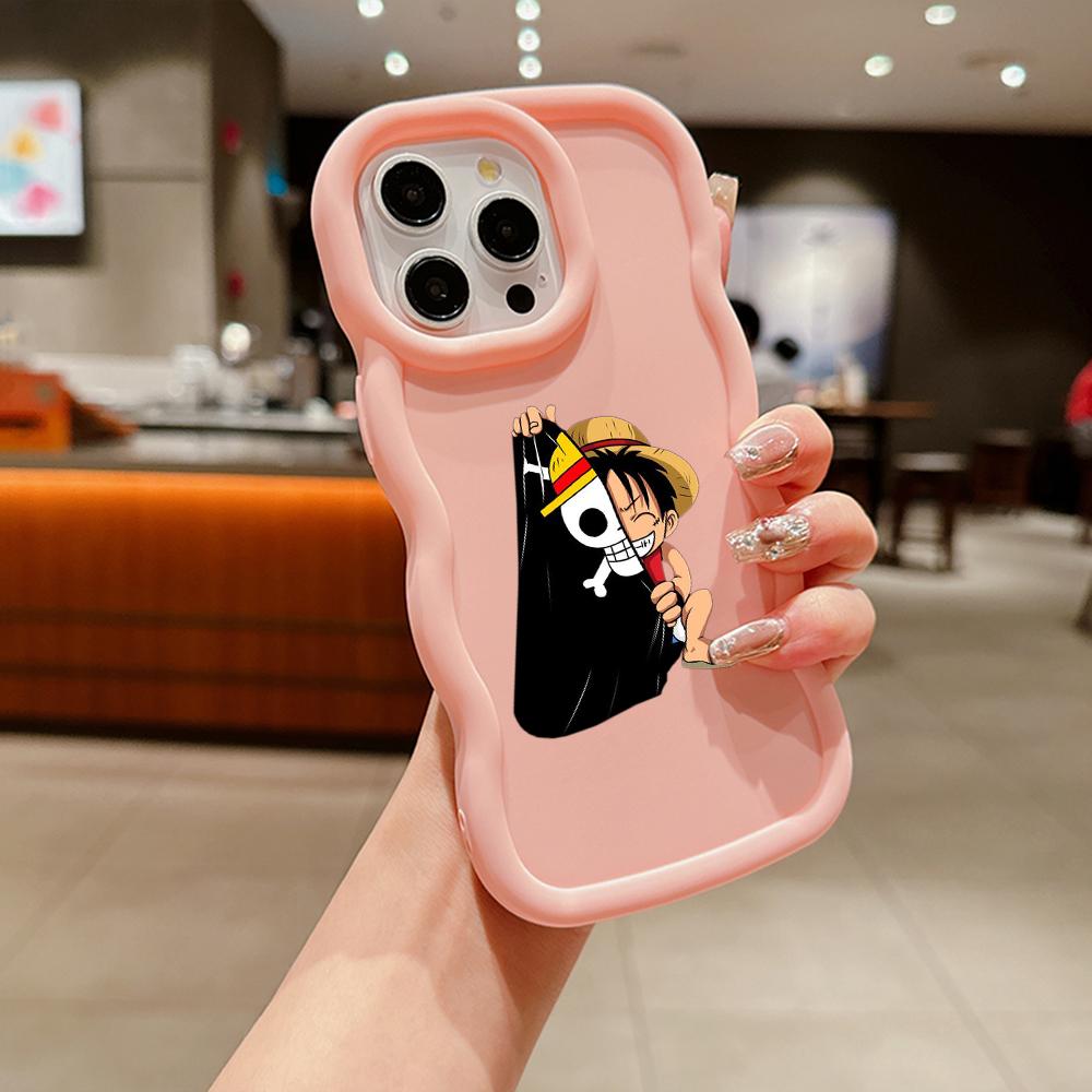 LZ28 One Piece Luffy Gear 5 Silicone Phone Cases for Samsung A15 A16 S23 FE S24 Ultra A34 A54 A14 A55 Motorola G32 E14 OnePlus Soft Cover