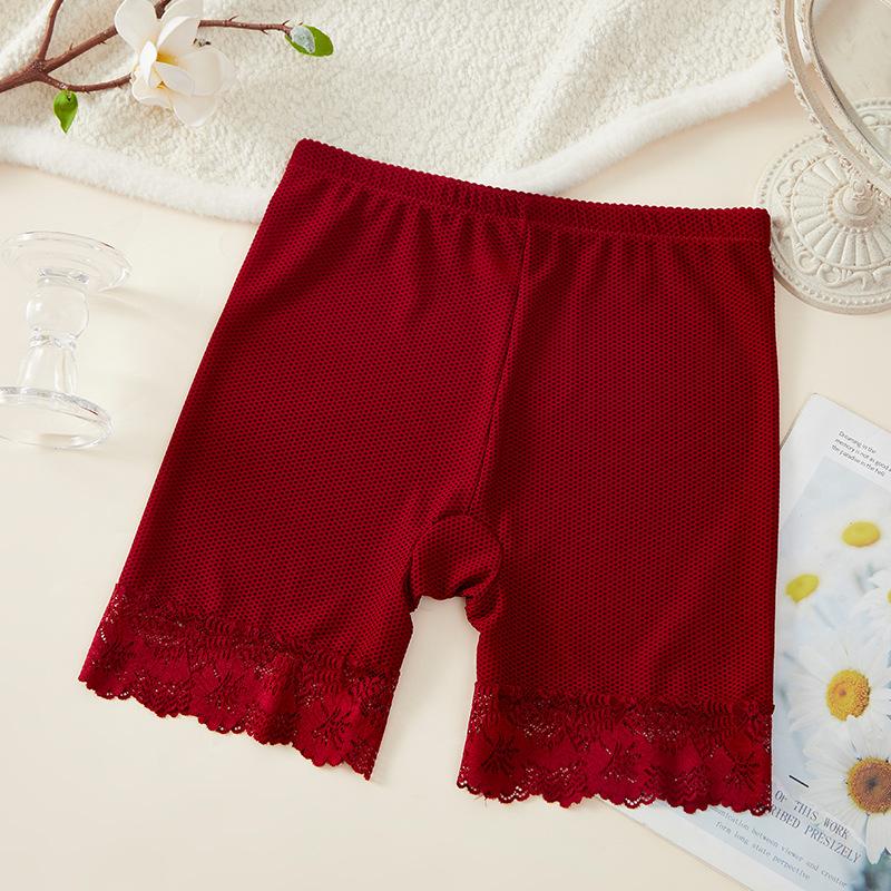 Lady Summer Silk Two In One Seamless Anti-Slip High Waist Underpants