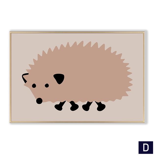 Boho Style Modern Animal Leopard Painting Poster Home Decoration Minimalist Nordic Canvas Wall Art Pictures for Living Room No Frame