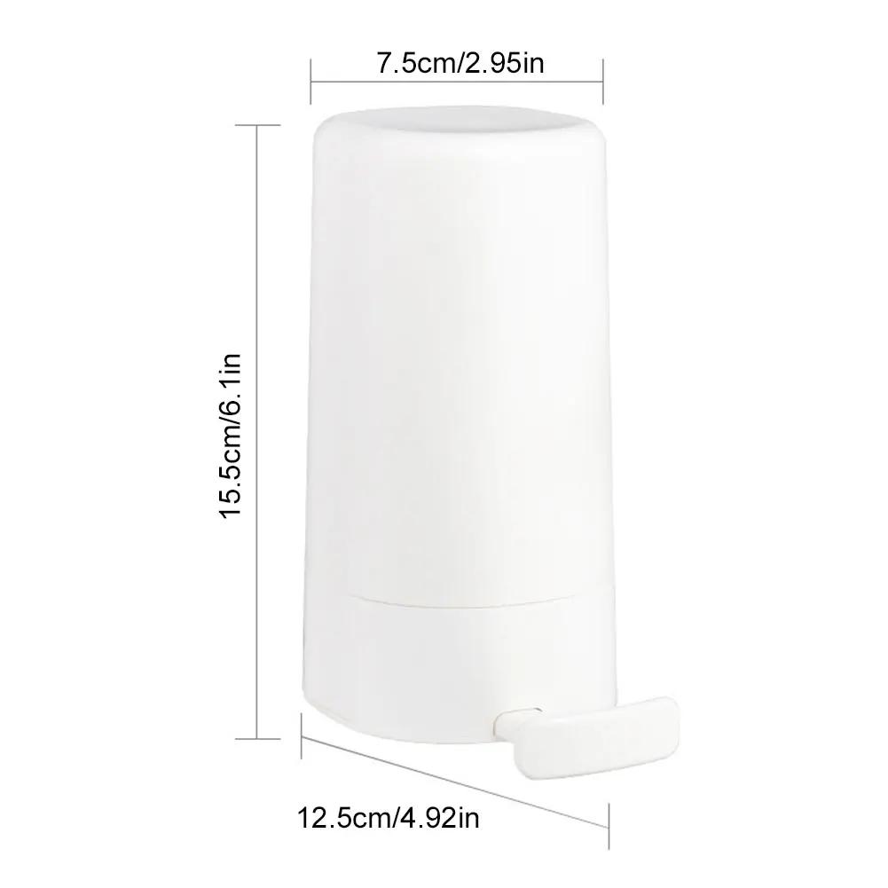 

Soap Powder Dispenser with Lid Household Wall-mounted Waterproof Box New Bathroom Creative Drain Soap Shredder Handwashing Tools белый