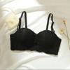 Half-cup Push Up Bra Set Teen Girls Strapless A/B Cup White Lingerie