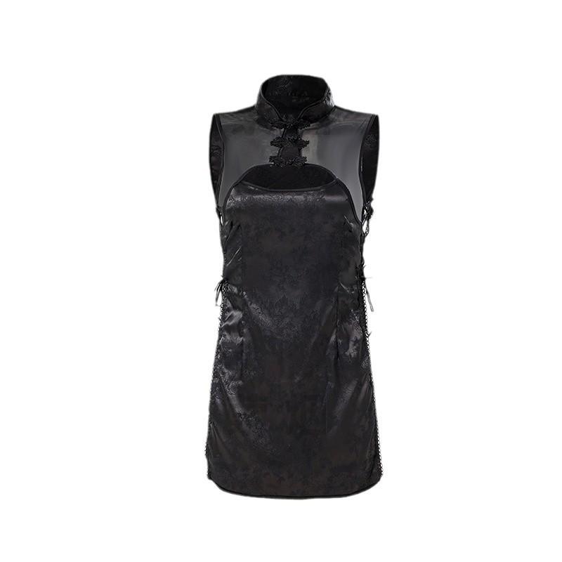 Sex Lingerie Sexy Cheongsam Vintage Uniform Seduction Side Open Straps Passion Cosplay Suit