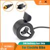 Electric Bike 130X Thumb Throttle 24V 36V 48V 60V 72V 3pin Waterproof Connector Ebikes Right/Left Hand Finger Throttle Accessory Throttles 2