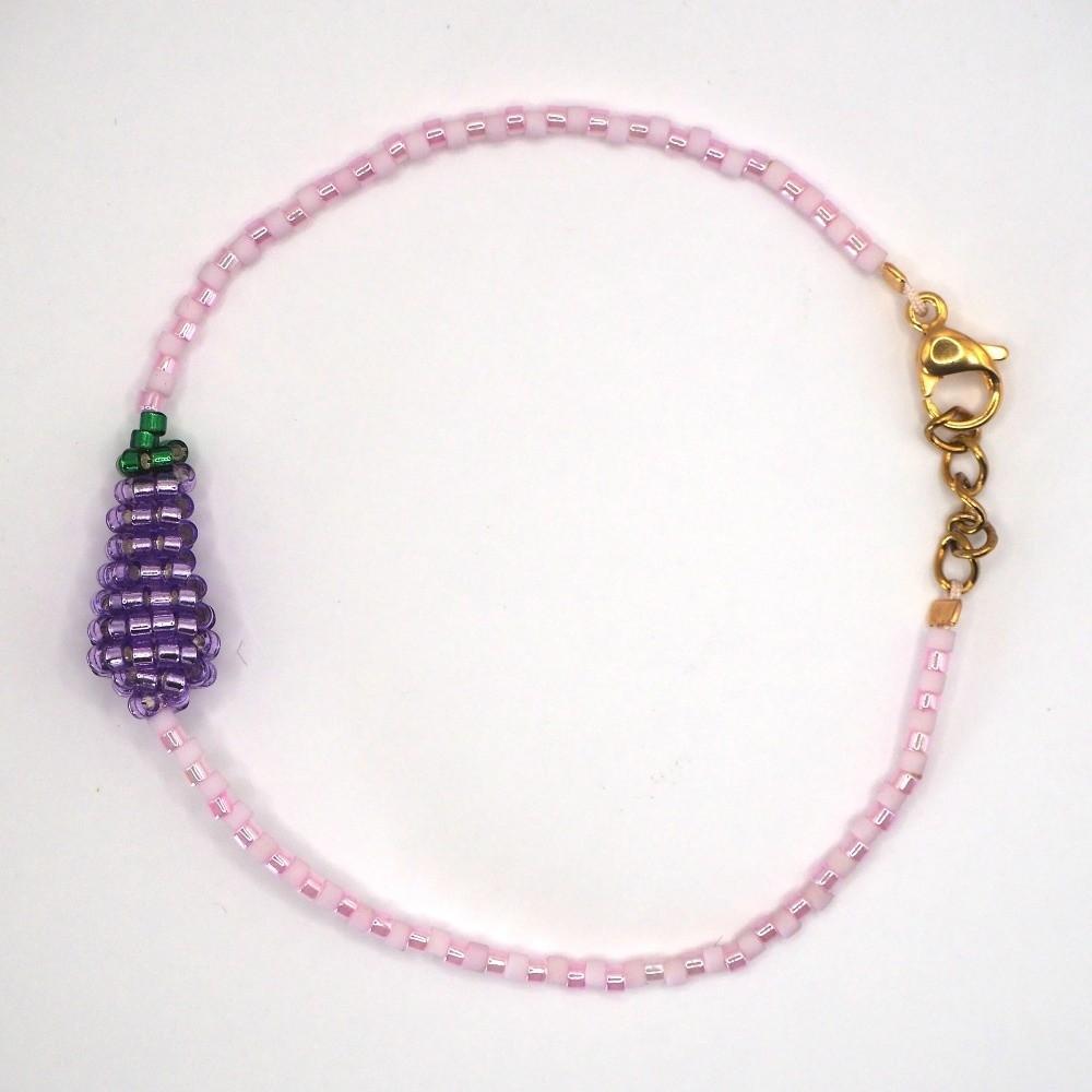 Lemon Vegetables Hand Chain Orange Strawberry Cherry Bangle Aesthetic Beaded Fruits Bracelet  Gift