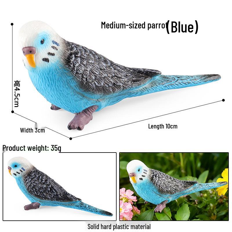 Children's Animal Simulation Toy Set: Eagle, Falcon, Secretary Bird, Owl Figurines