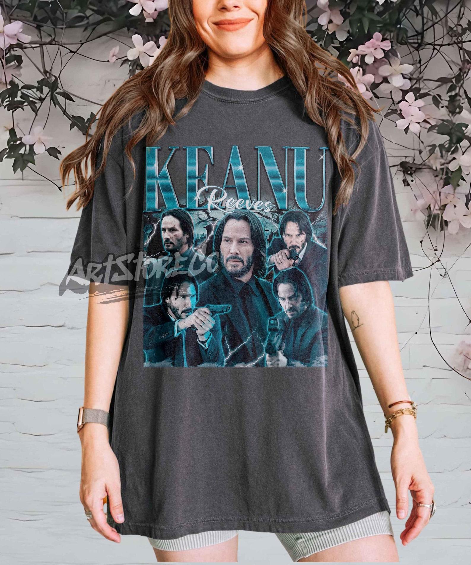 Keanu Reeves Graphic Tee, Retro Vintage Style Apparel 2XL