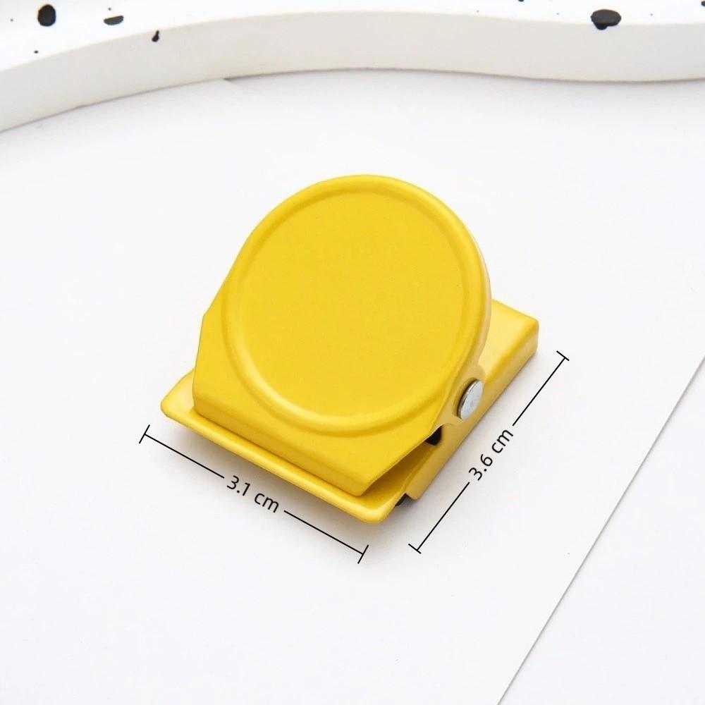 2 In 1 Fridge Magnet Round Metal Organizer Clip New Round Magnetic Clip Office