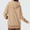 Nike Sweatshirts Women's Khaki Hooded Moderate Regular DQ6841-258