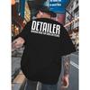European Size Stylish New Short-Sleeve T-Shirt for Men with a Graphic Print on The Back, Perfect for Spring And Summer. This Trendy Round-Neck Top