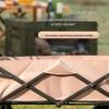 Portable Folding Cart for Camping & Shopping with 7-Inch Wheels