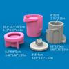 Small Motorcar Gypsum Flower Pot Silicone Mold Epoxy Resin Casting Mold Succulent Vase Cement Clay Mold Pen Holder Mold