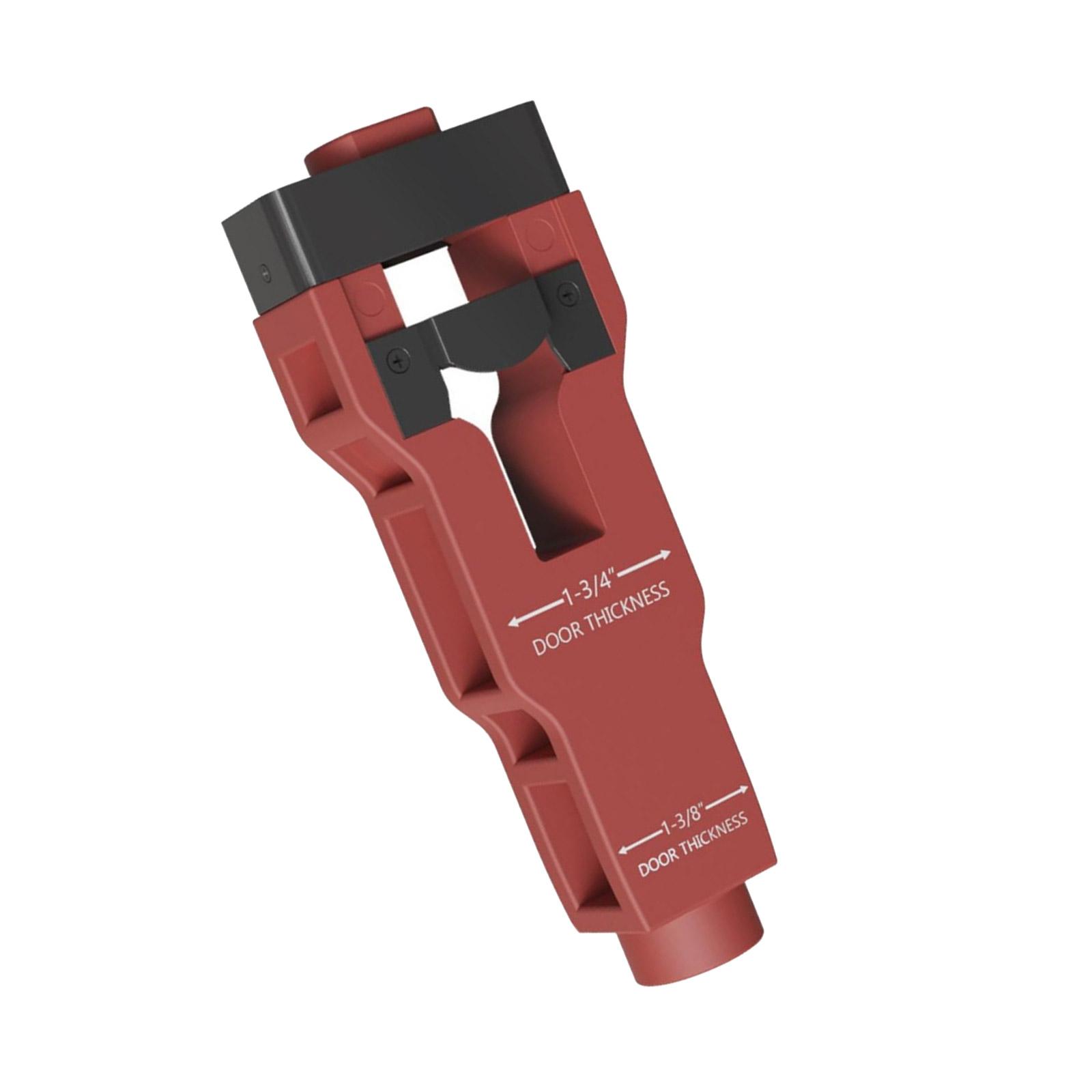 

Professional Door Latches Installation Tool Hole Puncher Portable Wood Door Latches Punch Tool Help Remove Materials 1