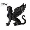 Detailed Winged Creature Model 3D Printed Egyptian Sphinx Collectible Figurine, Statues, Ancient Gods Statue Art Ornaments, Sculpture with Wings