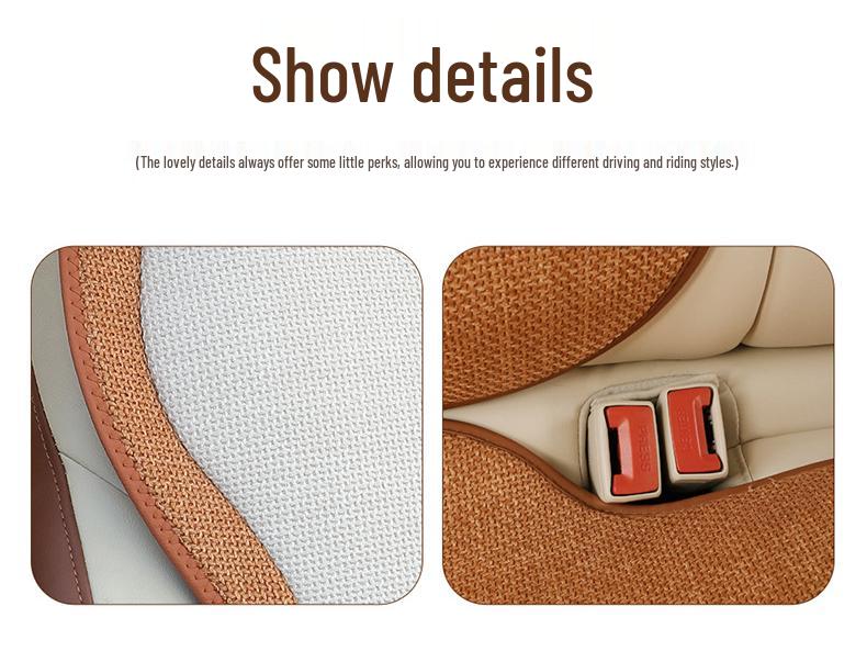 Geely Galaxy E5 Starship 440KM Cotton Linen Seat Covers & Cushions for All Seasons