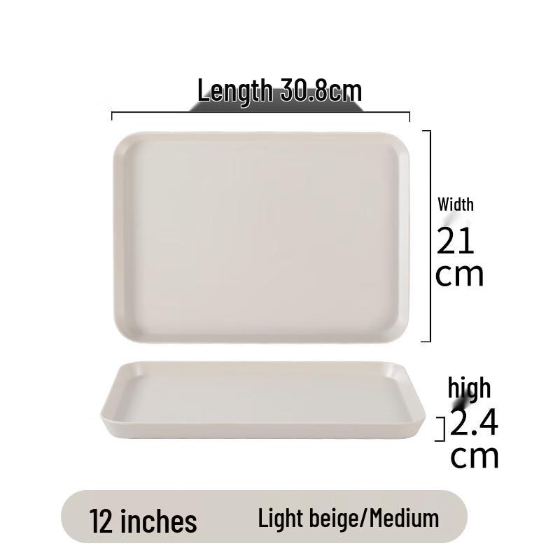 Nordic Style Melamine Serving Tray