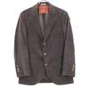 BRUNELLO CUCINELLI Dark Brown Cotton Sight Vents 3B Corduroy Tailored Jacket Jacket 44 Dark brownUsed
