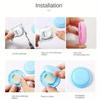 12 SETs Car Air Fresheners Toilet Aromatherapy Long Lasting Deodorization Round Solid Air Freshener Car Interior Accessories