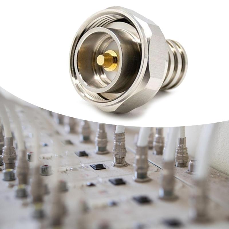 L29 7/16 DIN Stecker auf N Buchse Adapter Konverter N auf 7/16 DIN Adapter für Kommunikationsnetzwerk Zubehör