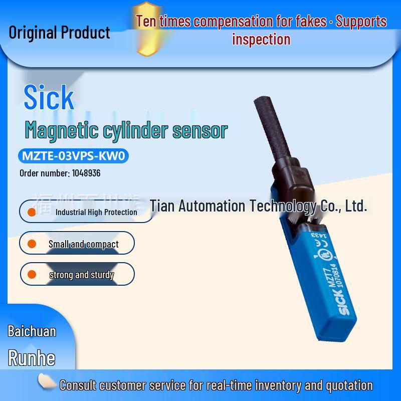 MZTE-03VPS-KW0 Magnetic Cylinder Sensor 1048936 - Brand New MZTE-03VPS-KW0