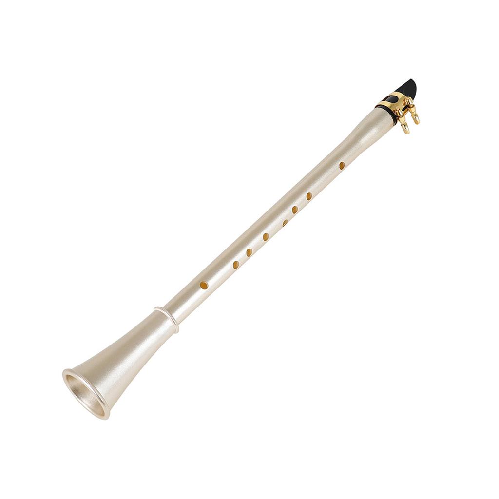 Simple Pocket E-flat Saxophone Small Size Sax ABS Resin Mini Pocket Saxophone Portable Woodwind Instrument Durable