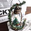 Simulation Dollhouse Lights Stripes Mini Miniature Mini Lights Stripes 30CM 1:12 Pine Branch Lights Stripes Christmas Decoration