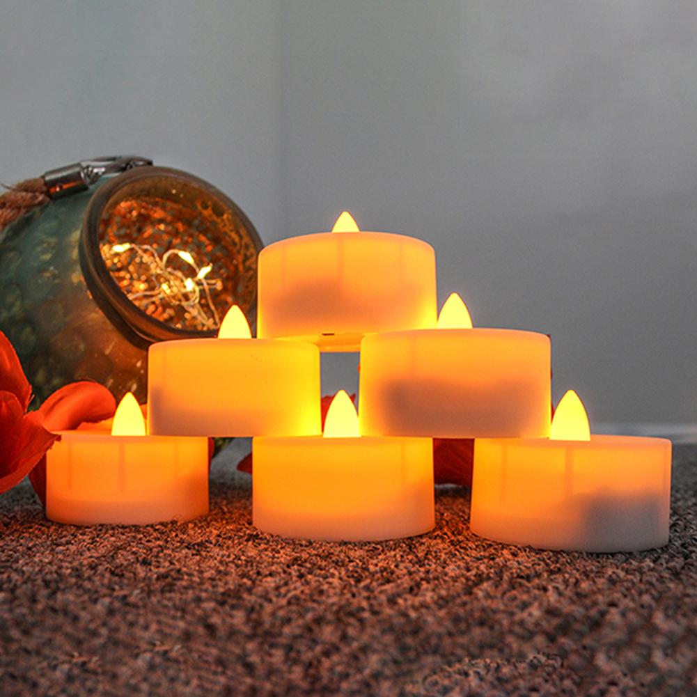 12-30 Pack Flameless LED Candles with Timer Remote Flickering Tea Lights  Battery Operated Electric Fake Candle for Table Decor