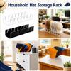 Hat Storage Rack for Home Organization, Wall Mounted or Freestanding Holder