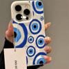 Retro Blue Eye Design TPU Phone Case  For iPhone 17 16 15 14 11 13 12 Pro Max 17 Air Shockproof Cover For iPhone 15 14 16 Plus