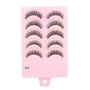 5 Pairs Flared Manga Lashes Wispy Faux Mink Lashes Hot Wet Eyelash  Eye Makeup