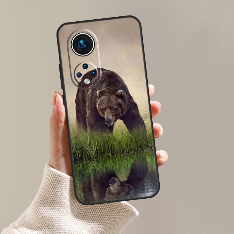 

Grizzly Bear Case For Honor Magic 5 Pro 10 50 70 90 Lite X7 X8 X9 X6a X7a X8a X9a Magic 4 Lite Coque Honor 90