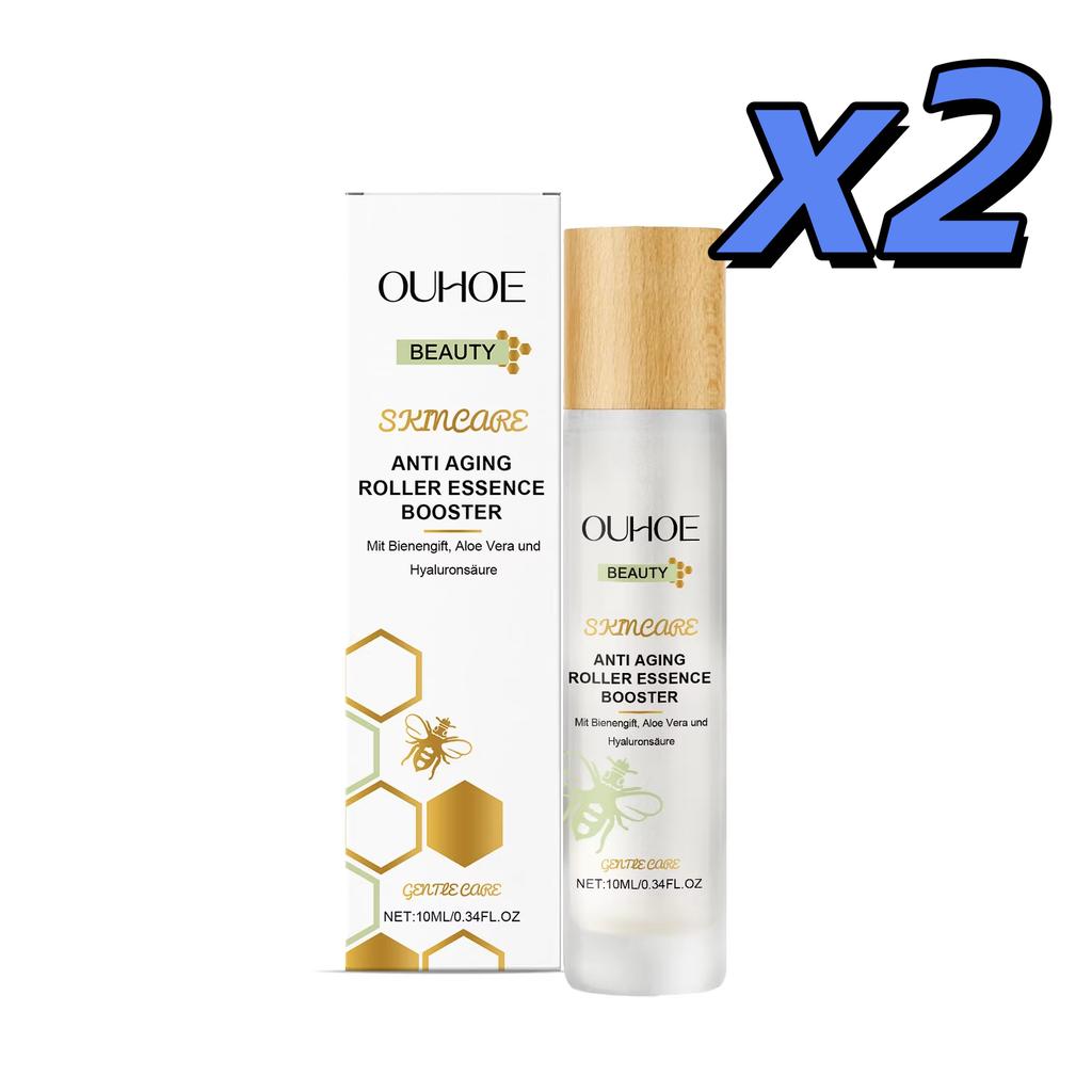 Ouhoe Night Essence Gentle Nourishing Moisturizing Tightening Skin Remove Wrinkle Lift Frim Fade Fine Lines Roller Face Serum