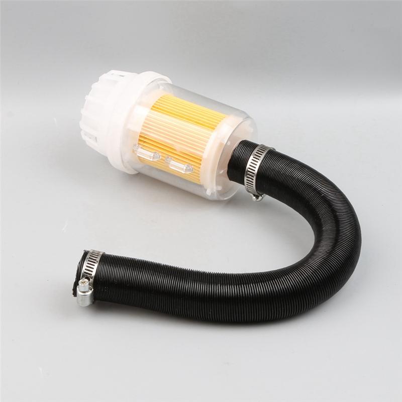 A03E-Air Heater Duct Pipe Parking Heater Yellow Air Intake Filter Silencer For Webasto Dometic Eberspacher