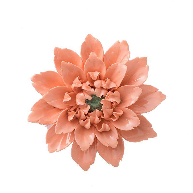 Modern 3D Ceramic Flower Wall Mural Decoration Home Bedroom Porch Wall Sticker Ornaments Office Lobby Club Wall Accessories Item