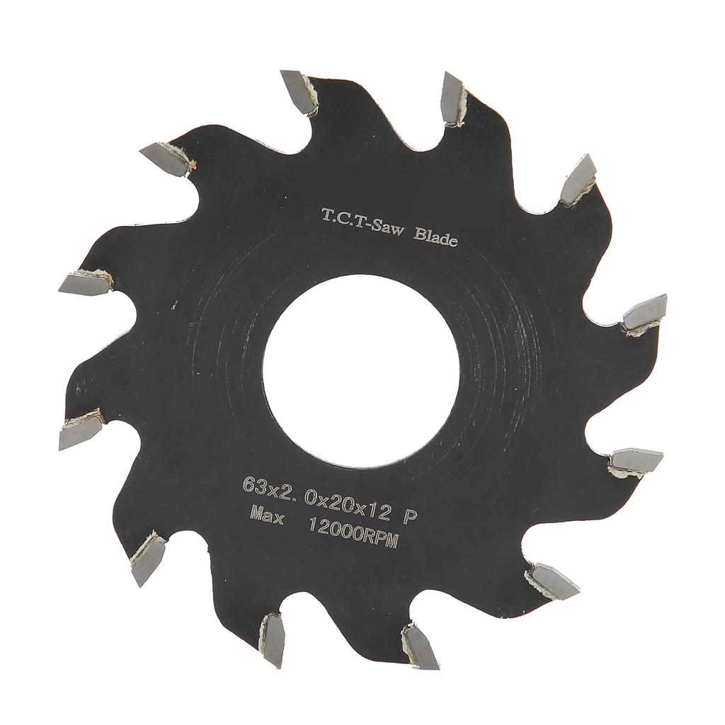 Circular Saw Blade 63x2x20 Carbide Woodworking Saw Disc for Table Saw Machine Trimming Machine