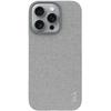 IMAK Ruiyi Series for iPhone 16 Pro Max Case Fabric Texture Leather+PC Phone Back Cover
